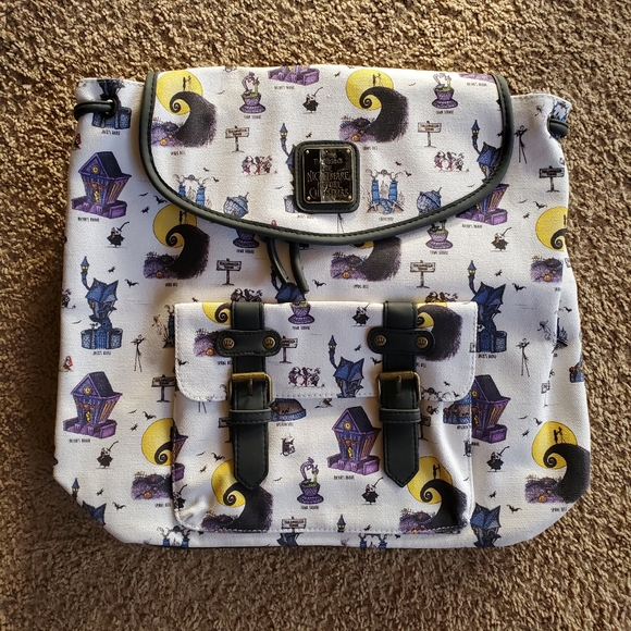 LOUNGEFLY NBC Halloween Town Backpack main image 13